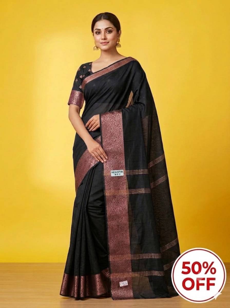 93. Black Beauty Handloom Saree