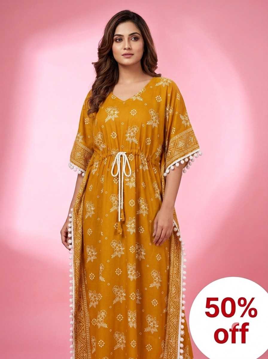 27. Yellow Beauty Kaftan