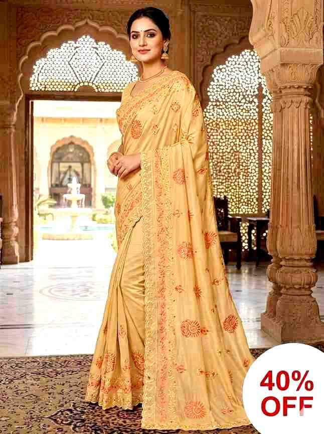 Queen Embroidery Saree (39)