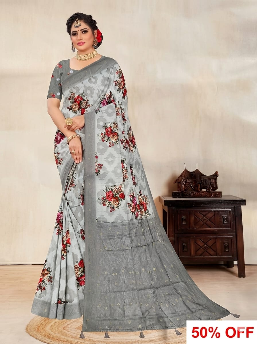 64. Aliya Bhatt beauty Silk Saree