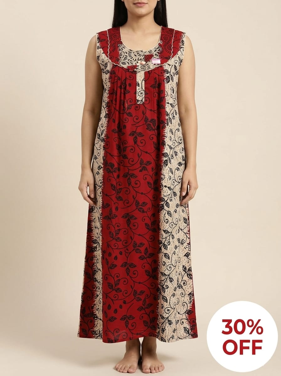 1. Sunil Fashion Nighty- Free Size