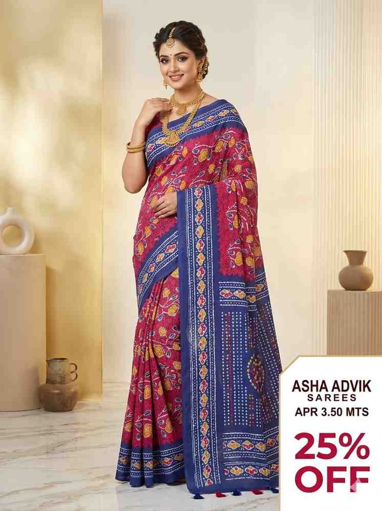 47. Batik Cotton Saree