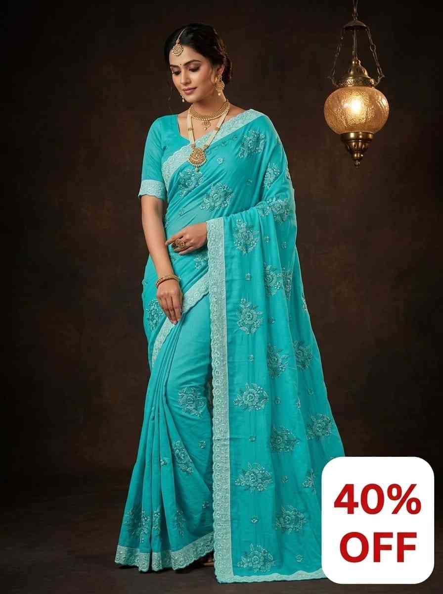 Maharani Thread Work Saree  (05)