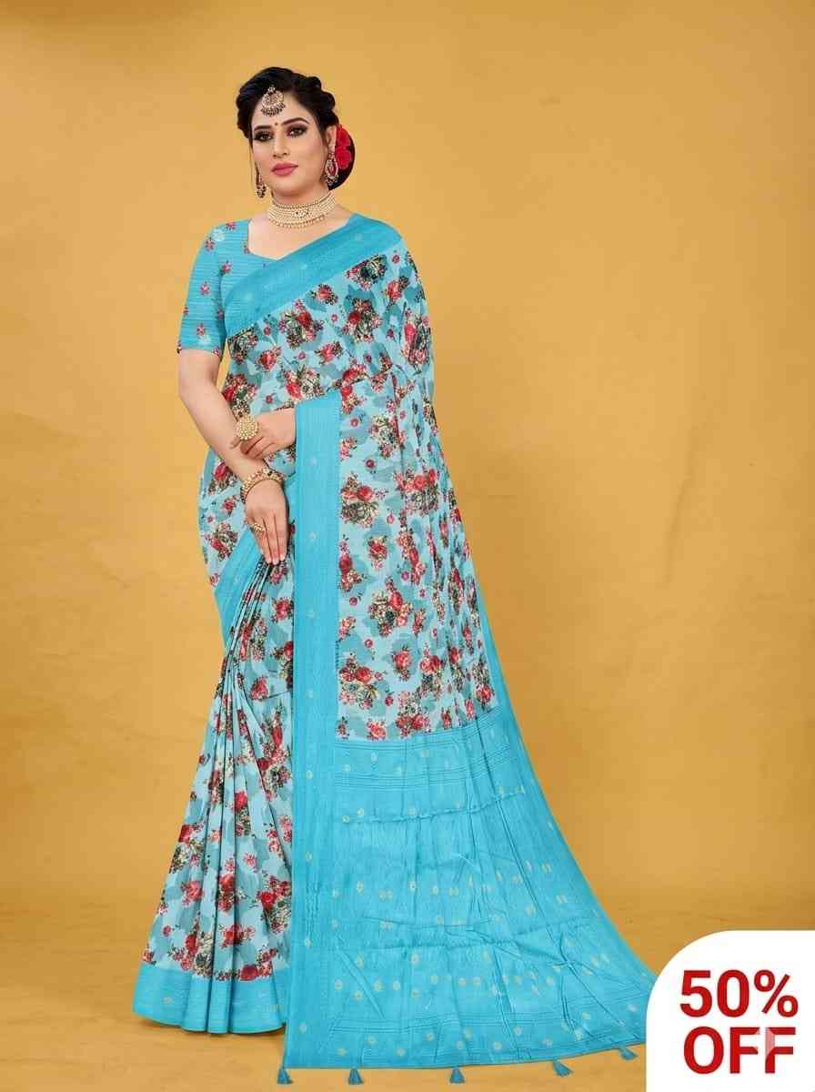 59. Aliya Bhatt Fashioned Silk Saree