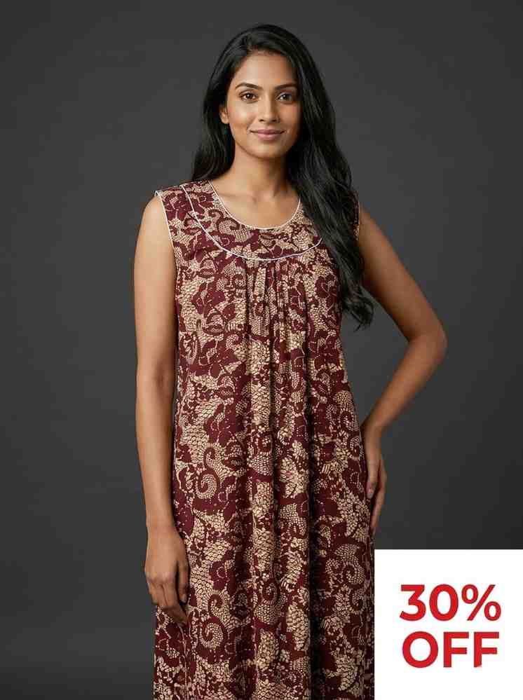14. Sunil Premium Nighty- Free Size