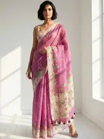 Woven Design Pure Cotton Taant Saree