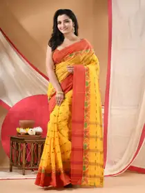 Woven Design Pure Cotton Saree